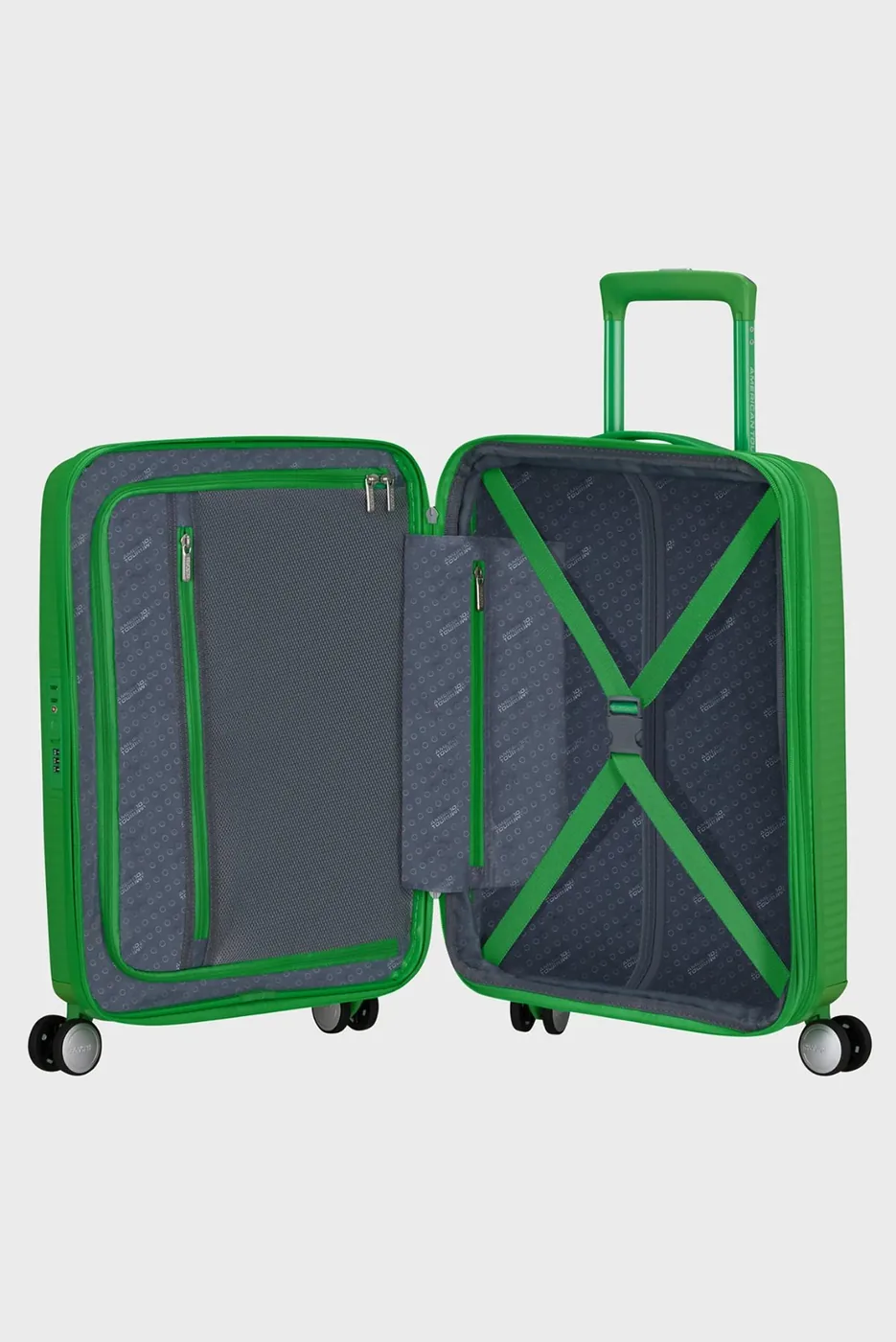 American Tourister Soundbox Чемодан дорожный 55/20 S grass green