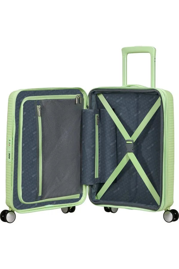 American Tourister Soundbox Чемодан дорожный 55/20 S kiwi green