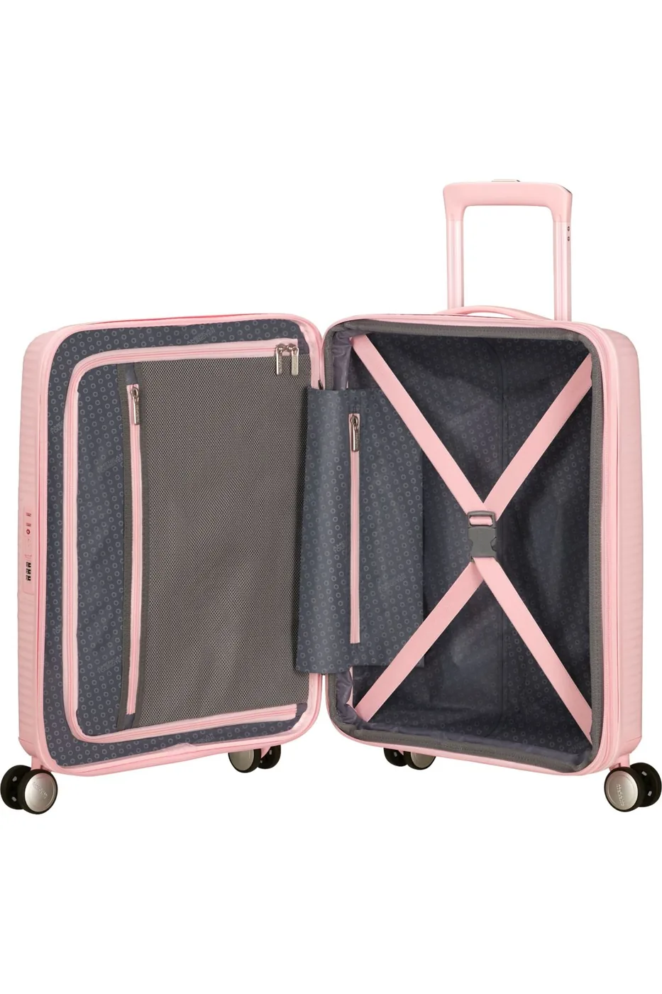 American Tourister Soundbox Чемодан дорожный 55/20 S pastel pink