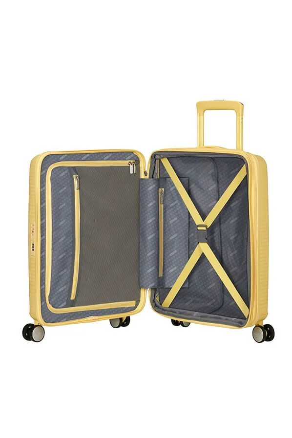 American Tourister Soundbox Чемодан дорожный 55/20 S pastel yellow