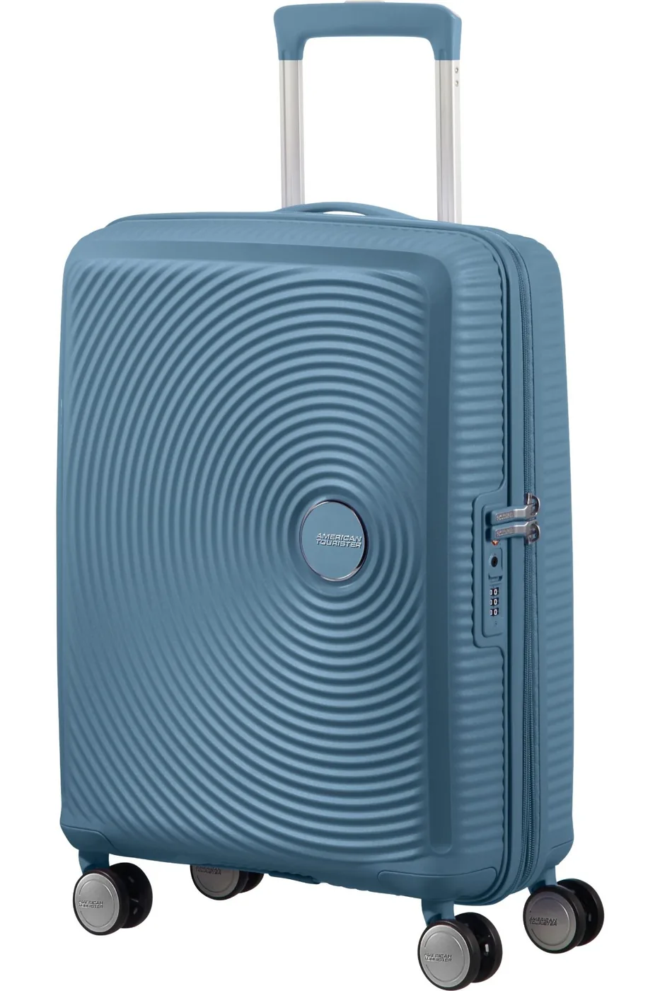 American Tourister Soundbox Чемодан дорожный 55/20 S stone blue