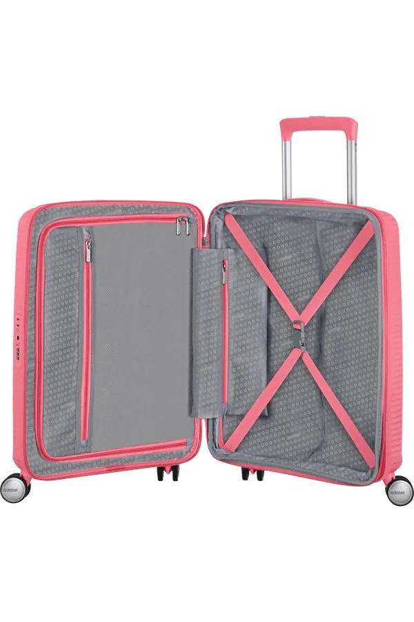 American Tourister Soundbox Чемодан дорожный 55/20 S sun kissed coral
