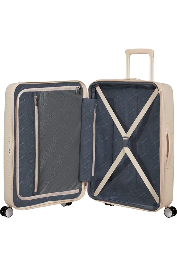 American Tourister Soundbox Чемодан дорожный 67/24 M coconut sand