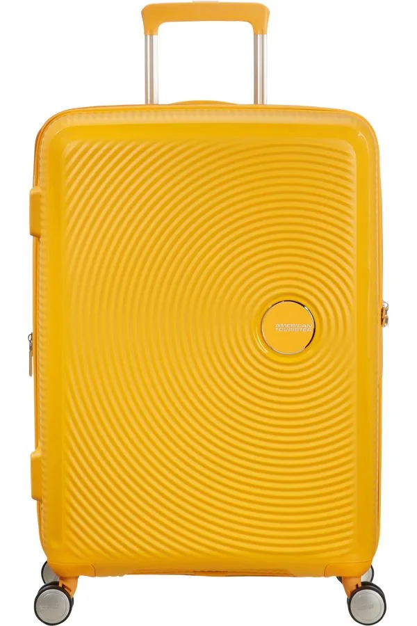 American Tourister Soundbox Чемодан дорожный 67/24 M golden yellow