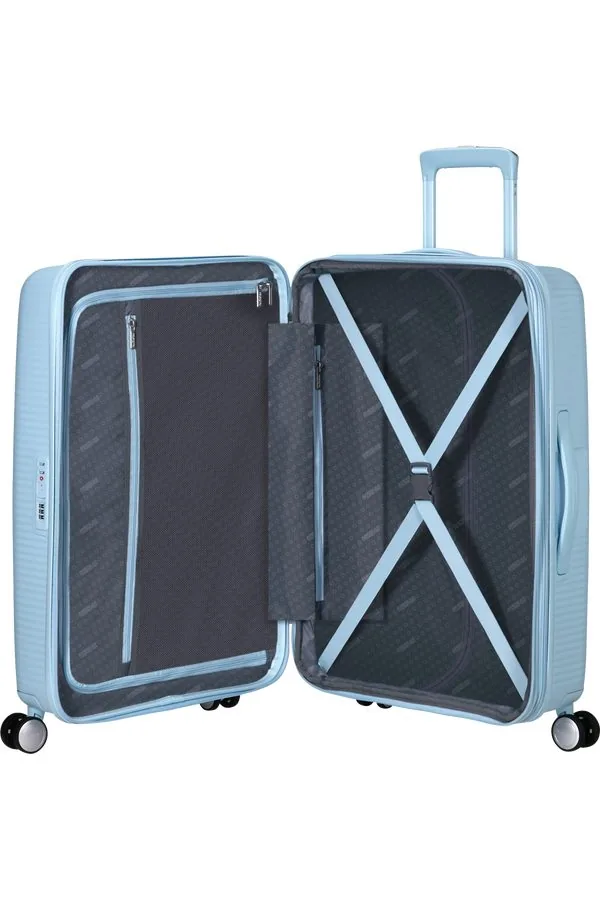 American Tourister Soundbox Чемодан дорожный 67/24 M pastel blue