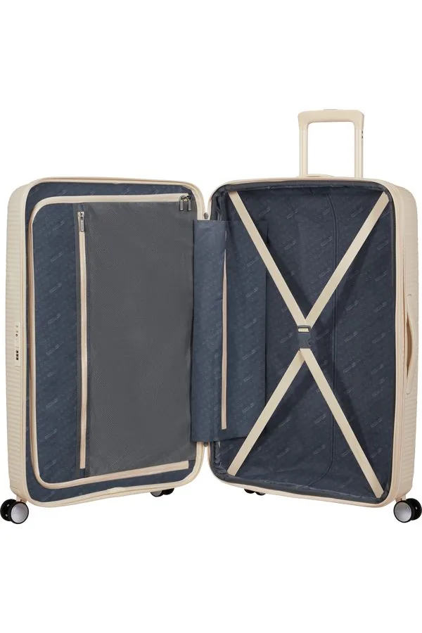 American Tourister Soundbox Чемодан дорожный 77/28 L coconut sand