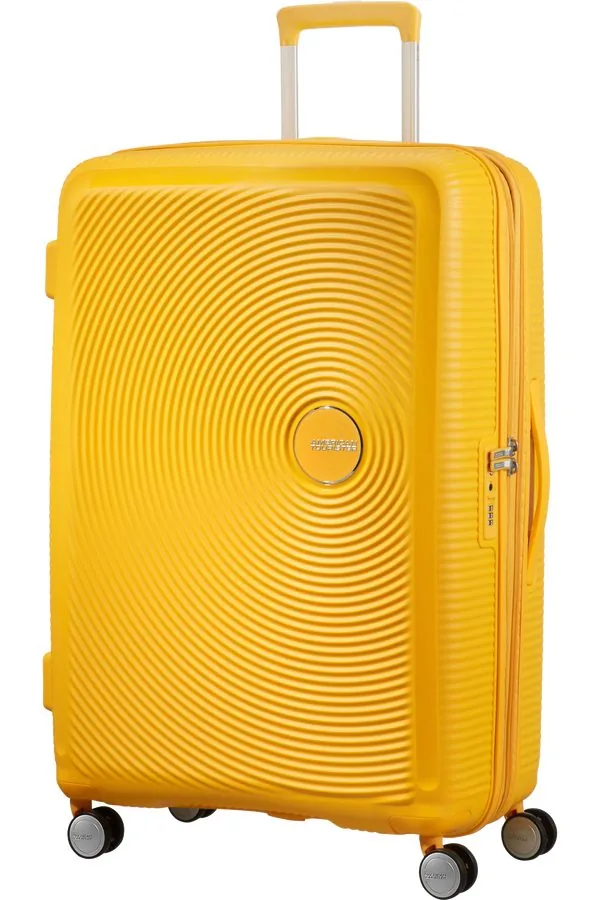 American Tourister Soundbox Чемодан дорожный 77/28 L golden yellow