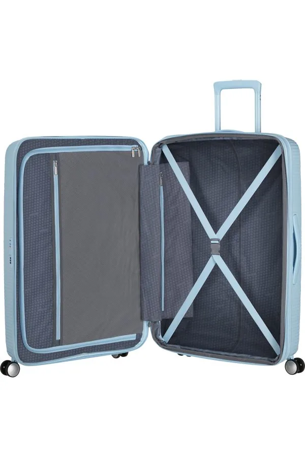American Tourister Soundbox Чемодан дорожный 77/28 L pastel blue