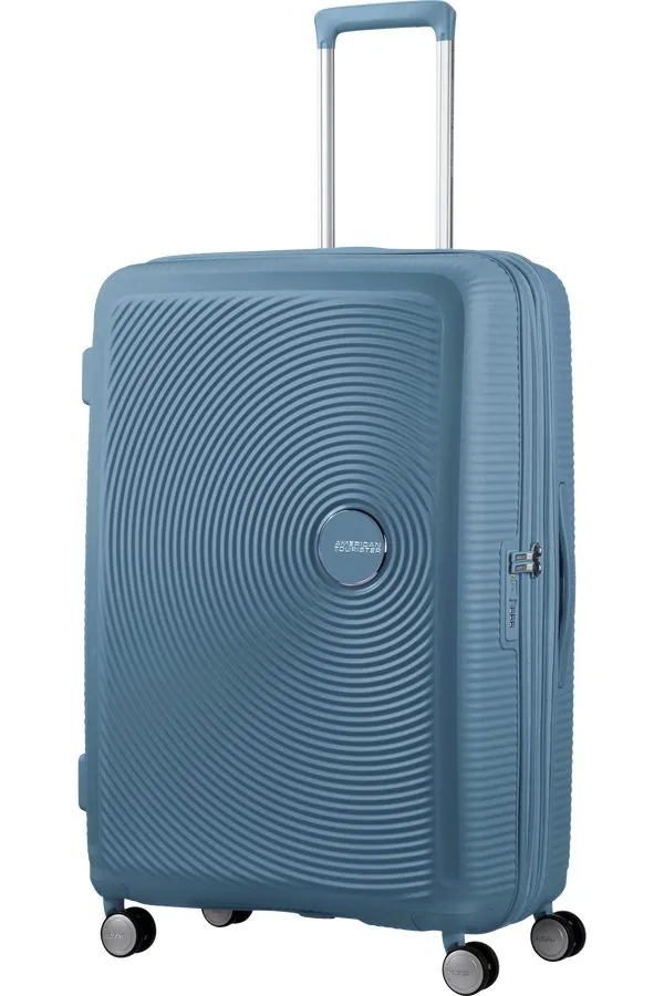 American Tourister Soundbox Чемодан дорожный 77/28 L stone blue