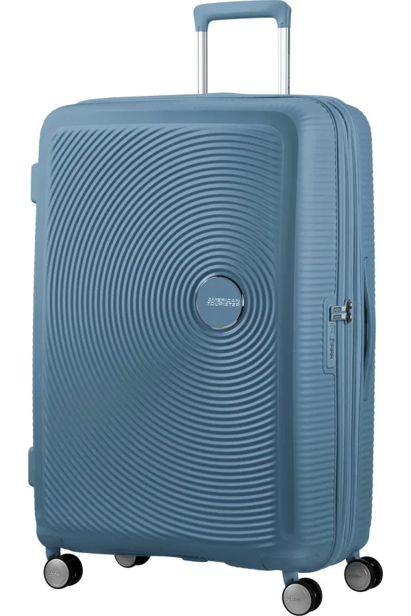 American Tourister Soundbox Чемодан дорожный 77/28 L stone blue