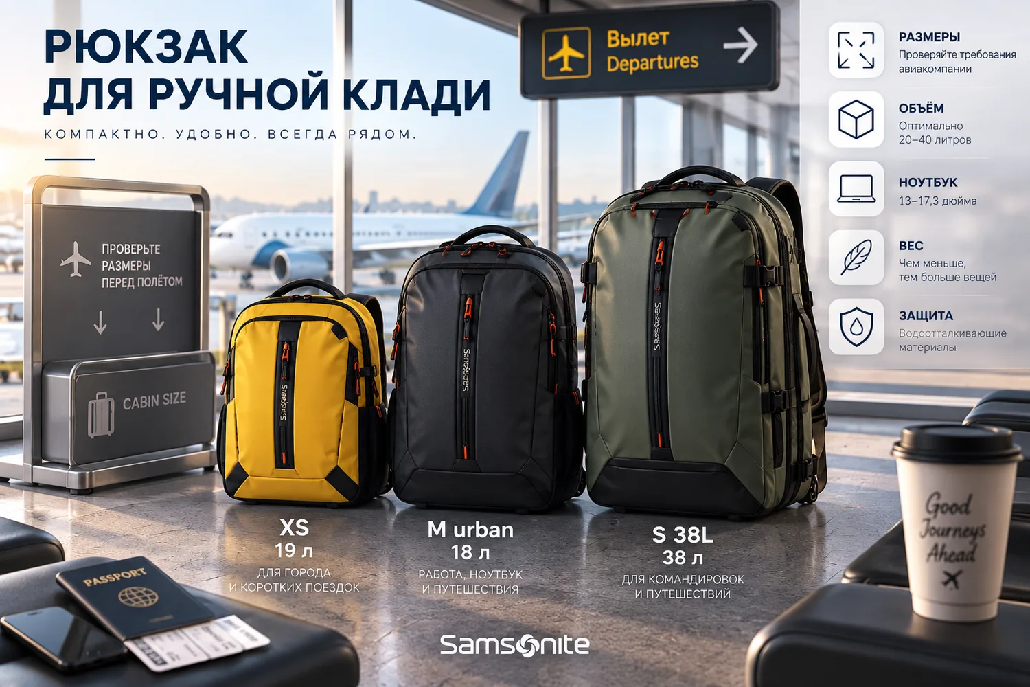 Как выбрать рюкзак для ручной клади: размеры, объём и что можно взять в самолёт — Какой рюкзак выбрать для ручной клади и на какие размеры смотреть перед перелётом? Разбираемся в габаритах, объёме 20–40 литров, перевозке ноутбука и объясняем, почему обозн