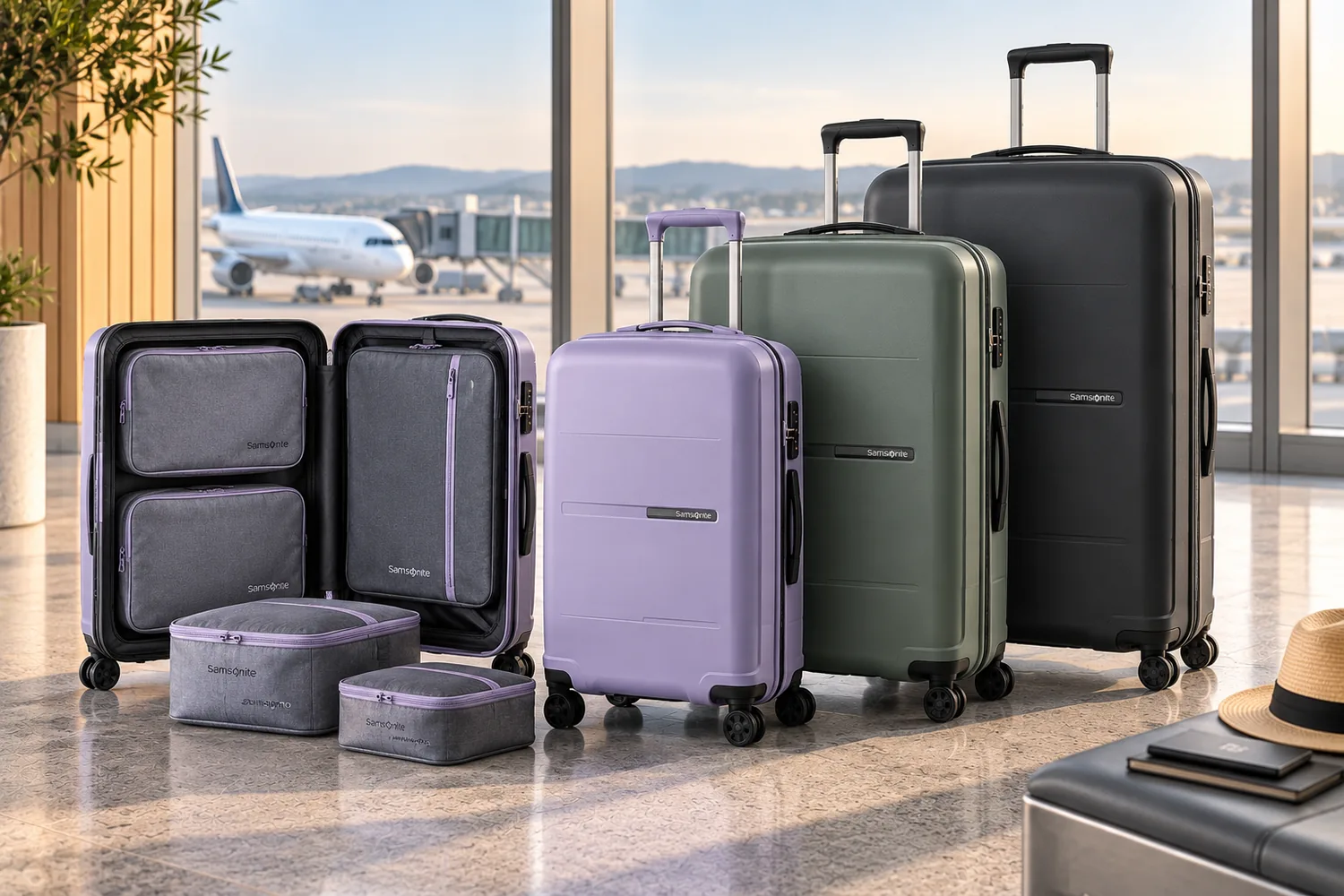 Samsonite ESSENS: обзор чемоданов, размеры и особенности серии — Чем интересны чемоданы Samsonite ESSENS и что отличает их от других серий Samsonite? Разбираемся в полипропиленовом корпусе, системе закрывания, съёмных Packing Cubes, колёсах, TSA-замке и р