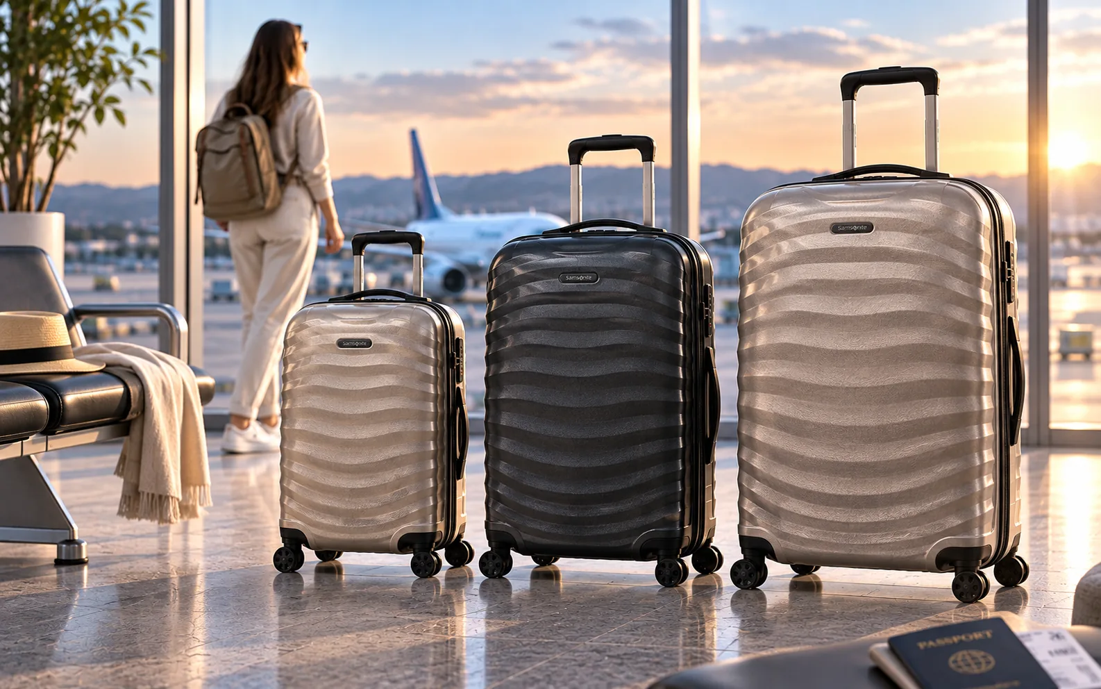 Samsonite Lite-Shock: обзор чемоданов, размеры, вес и особенности серии