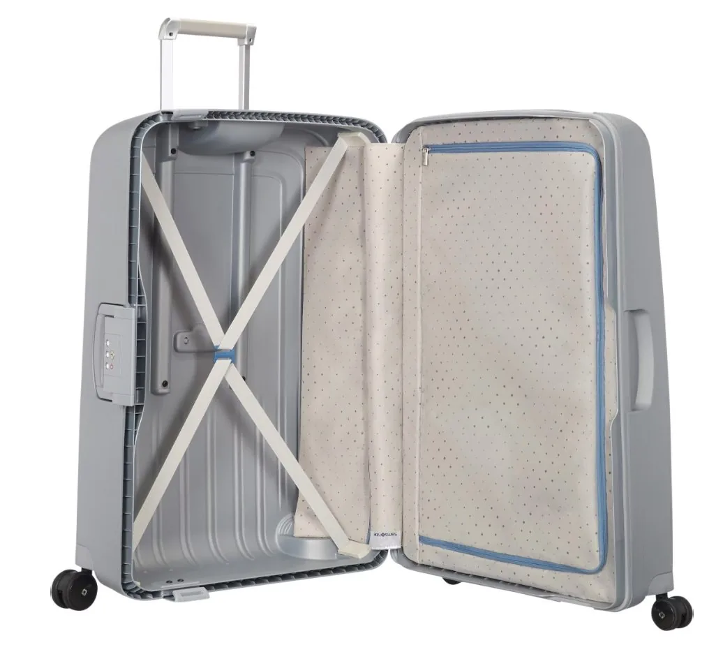 Samsonite S'Cure Чемодан 4-колёсный 69/49 M silver