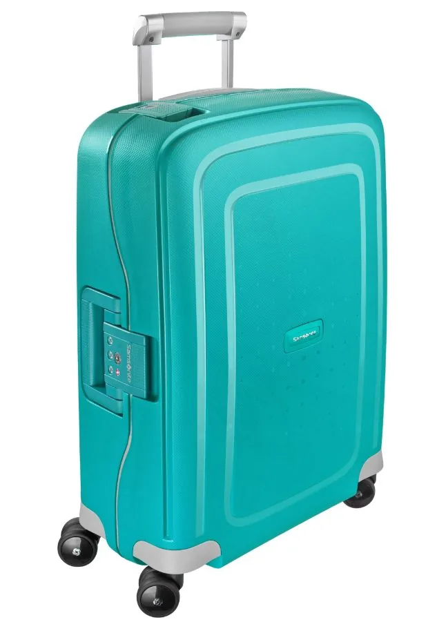 Samsonite S'Cure Чемодан 4-колёсный M aqua blue