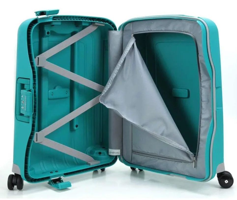 Samsonite S'Cure Чемодан 4-колёсный M aqua blue